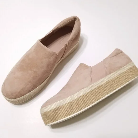 ✨ NWOB Vince Wilden Suede Espadrille Platform Sneakers Size 8, 10 ✨ - Picture 6 of 15
